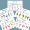 Printable thank you postcard bundle - Image 2