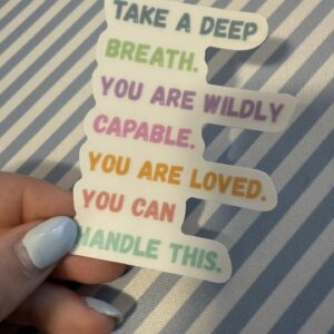 Mirror Pep Talk Cling