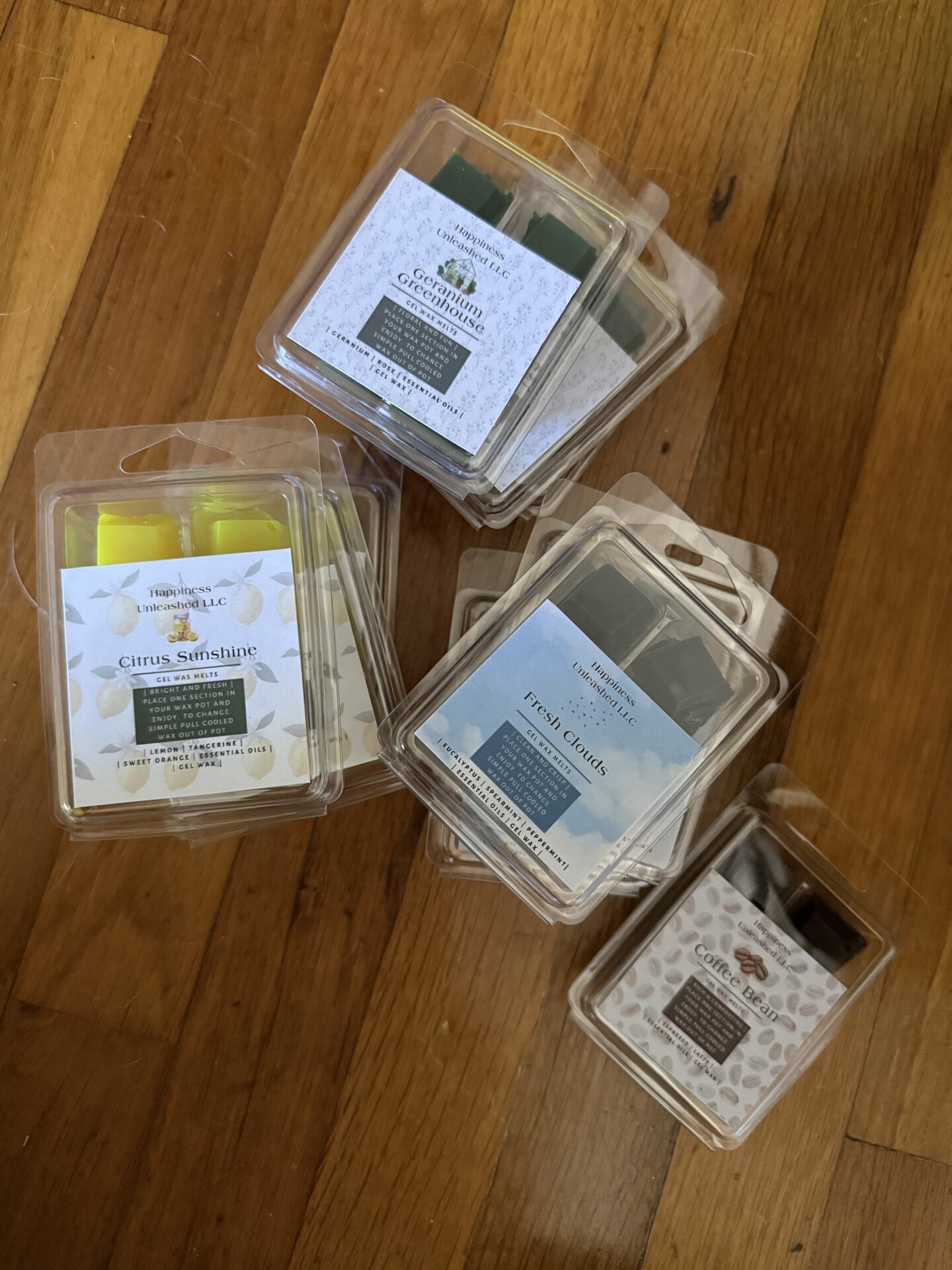 Premium Essential Oil Gel Wax Melts