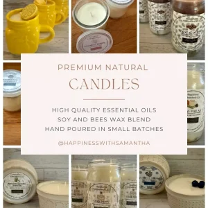 Premium Natural Essential Oil Candles