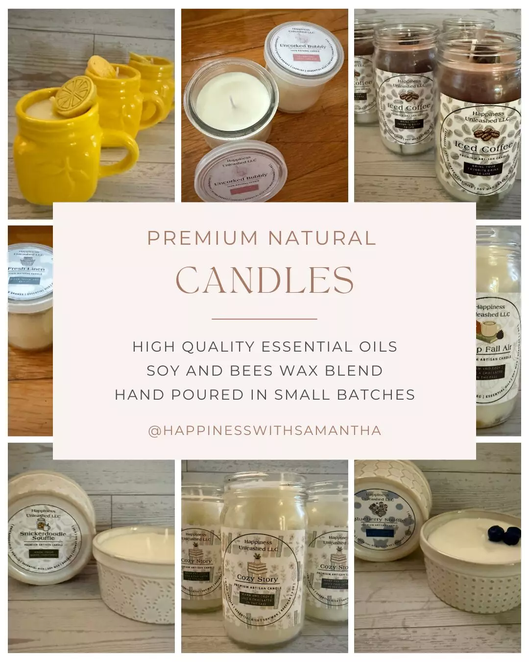 Premium Natural Essential Oil Candles